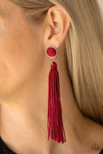 Load image into Gallery viewer, Tightrope Tassel Red
